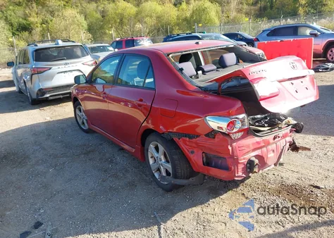 2011 Toyota Corolla S from USA, damaged, VIN 2T1BU4EE5BC692466